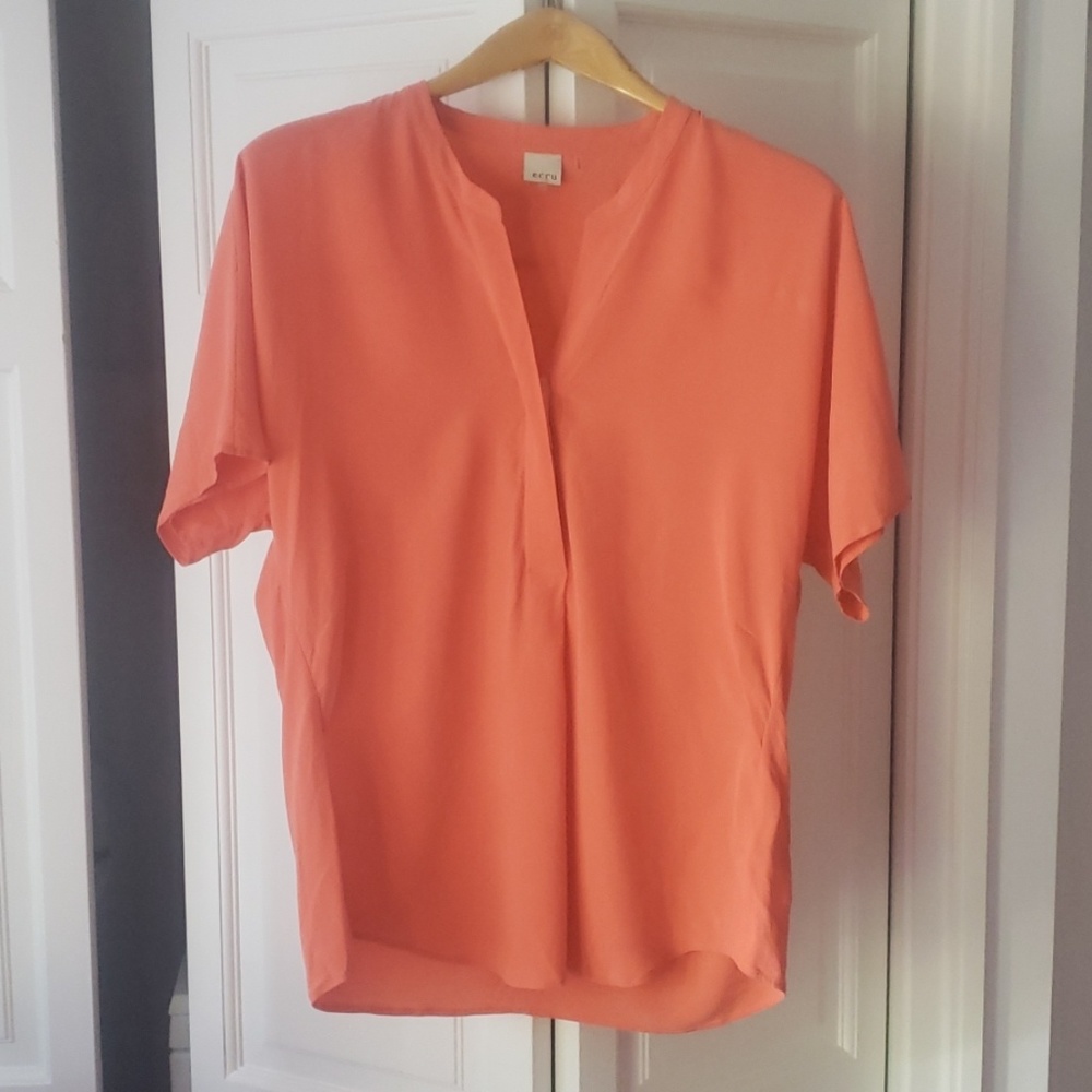Lovely coral blouse from Ecru
